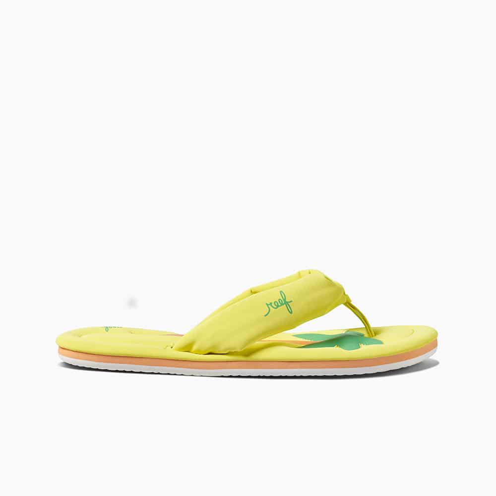 REEF POOL FLOAT YELLOW PALM